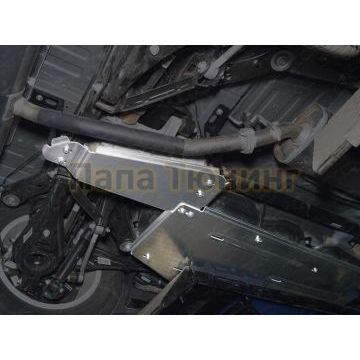 Защита заднего дифференциала (алюминий) 4мм ТСС для Geely Atlas 2018-2024 Защита заднего дифференциала (алюминий) 4мм ТСС для Geely Atlas 2018-2024