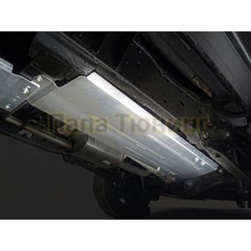 Защита бака (алюминий) 4мм ТСС для Mercedes-Benz X-Class (2.5 л.) 2018- Защита бака (алюминий) 4мм ТСС для Mercedes-Benz X-Class (2.5 л.) 2018-