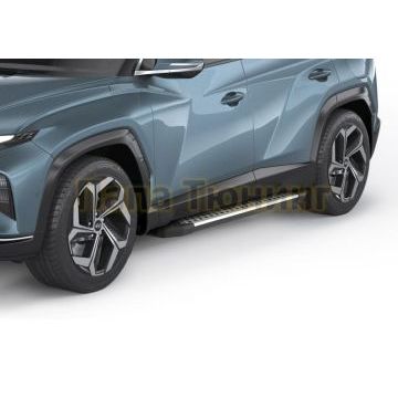 Пороги Rival BMW Style V2 для Hyundai Tucson 2021-/Kia Sportage V 2022-/Hyundai Santa Fe 2021-/ Kia Sorento 2020-