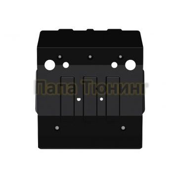 Защита радиатора сталь 2,0 мм Шериф для Smart Forfour 2016 - Защита радиатора сталь 2,0 мм Шериф для Smart Forfour 2016 -