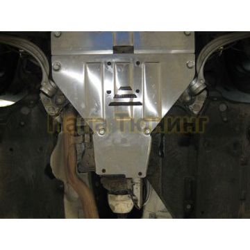 Защита КПП алюминий 4 мм Шериф для Porsche Cayenne 2018 -/Porsche Cayenne S 2018 -