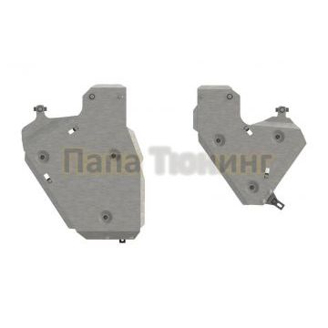 Защита топл. бака алюминий 4 мм Шериф для Porsche Cayenne 2018 -/Porsche Cayenne S 2018 -