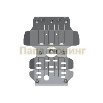 Защита картера алюминий 4 мм Шериф для Isuzu D-MAX 2012 -/ Isuzu D-MAX 2017-