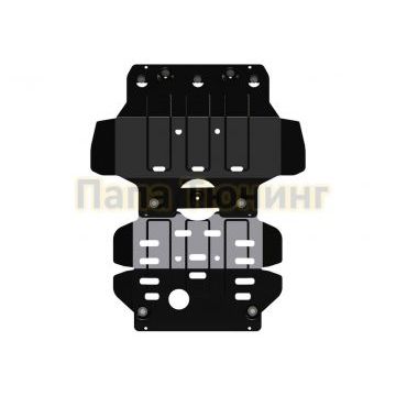 Защита картера сталь 2,5 мм Шериф для Isuzu D-MAX 2012 -/Isuzu D-MAX 2017-