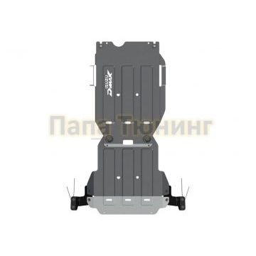 Защита КПП алюминий 4 мм Шериф для Isuzu D-MAX С вырезом D-Max 2012 -/Isuzu D-MAX с вырезом D-MAX 2017-