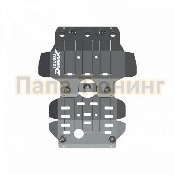Защита картера алюминий 4 мм Шериф для Isuzu D-MAX С вырезом D-Max 2012 -/Isuzu D-MAX с вырезом D-MAX 2017-