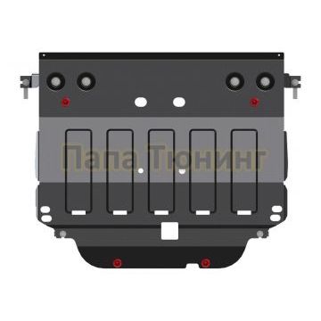 Защита картера и КПП сталь 1,8 мм Шериф для Geely Emgrand GS 2019 -