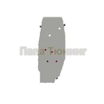 Защита топл. бака алюминий 3 мм Шериф для Geely Atlas 2018 -2024 Защита топл. бака алюминий 3 мм Шериф для Geely Atlas 2018 -2024