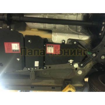 Защита топливных и тормозных магистралей сталь 1,8 мм Шериф для Geely Atlas 2018 -2024