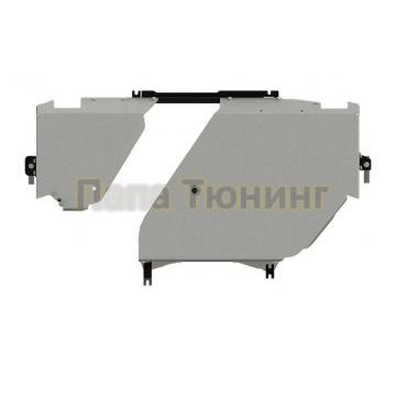 Защита топл. бака алюминий 4 мм Шериф для Geely Emgrand 7 2018-2024