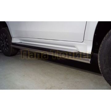Защита порогов 60,3 мм (Mitsubishi Pajero Sport 2016) ТСС для Mitsubishi Pajero Sport 2021- Защита порогов 60,3 мм (Mitsubishi Pajero Sport 2016) ТСС для Mitsubishi Pajero Sport 2021-
