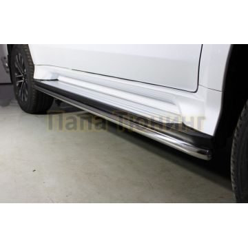 Защита порогов 42,4 мм (Mitsubishi Pajero Sport 2016) ТСС для Mitsubishi Pajero Sport 2021- Защита порогов 42,4 мм (Mitsubishi Pajero Sport 2016) ТСС для Mitsubishi Pajero Sport 2021-