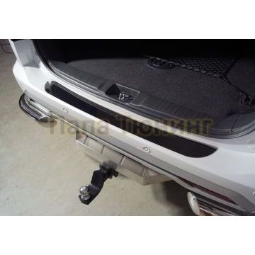 Накладка на задний бампер (лист зеркальный) ТСС для Mitsubishi Pajero Sport 2021- Накладка на задний бампер (лист зеркальный) ТСС для Mitsubishi Pajero Sport 2021-