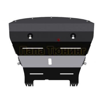 Защита картера и КПП сталь 1,8 мм Шериф для Geely Emgrand X7 2018 -