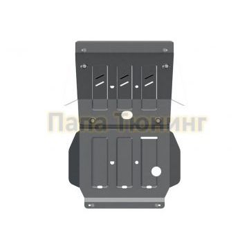 Защита картера и рулевых тяг алюминий 4 мм Шериф для Foton Sauvana 2018 - Защита картера и рулевых тяг алюминий 4 мм Шериф для Foton Sauvana 2018 -