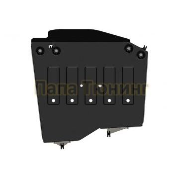 Защита адсорбера и бензобака (сталь) + комплект крепежа сталь 1,8 мм Шериф для Lifan X70 2018 -