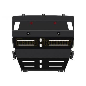 Защита картера и КПП сталь 2,5 мм Шериф для Geely Atlas 2018 -2024 Защита картера и КПП сталь 2,5 мм Шериф для Geely Atlas 2018 -2024