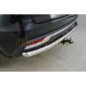 Защита задняя 60,3 мм ТСС для Haval Jolion (1,5 л., 2WD) 2021-