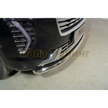 Защита передняя нижняя 60,3 мм ТСС для Haval Jolion (1,5 л., 2WD) 2021-