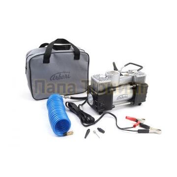 Компрессор автомобильный для накачки шин Arbori производительность 60 л/мин LED LIGHT