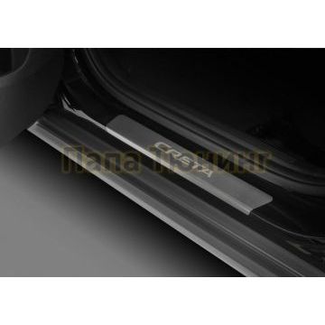 Накладки порогов Rival для Hyundai Creta 2021-