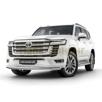 Защита переднего бампера d76 Rival для Toyota Land Cruiser 300 V-3.5; 4.0.2021-
