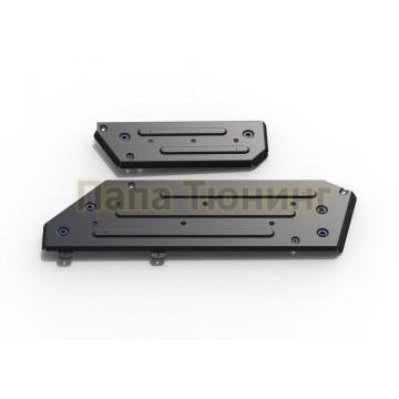 Защита топливного бака Rival сталь 2 мм для Toyota Land Cruiser 300 V-3.5; 4.0.2021-