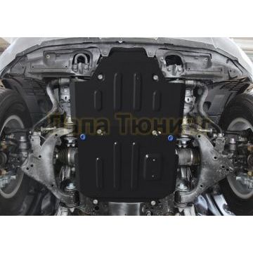 Защита радиатора + картера Rival сталь 2 мм для Toyota Land Cruiser 300 V-3.5; 4.0.2021-