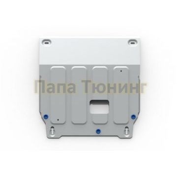 Защита картера + КПП алюминий 4 мм RIVAL для Hyundai Creta, V - 1.6; 2.0; Увеличенная 2021-