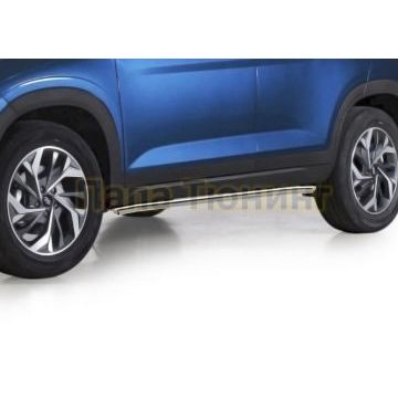 Защита порогов d57 Rival для для Hyundai Creta 2021-