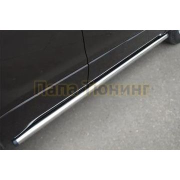 Пороги труба d57 (вариант 2) РусСталь для Suzuki Grand Vitara 5d 2012-2016