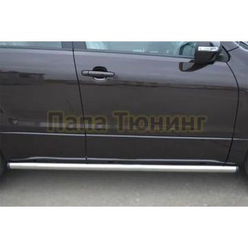 Пороги труба d57 (вариант 2) РусСталь для Suzuki Grand Vitara 5d 2012-2016
