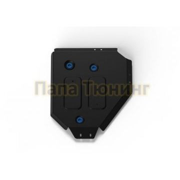 Защита топливного бака сталь 2 мм RIVAL для Hyundai Tucson, V - 2.0 (150 л.с.), 2.0d 2021-