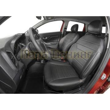 Авточехлы задняя спинка 40/60, рисунок Строчка RIVAL для Lada Xray Cross хэтчбек 2018-