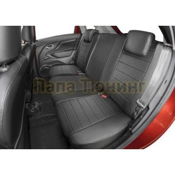 Авточехлы задняя спинка 40/60, рисунок Строчка RIVAL для Lada Xray Cross хэтчбек 2018-