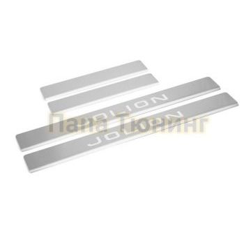 Накладки порогов (4 шт.) Rival для Haval Jolion 2021-