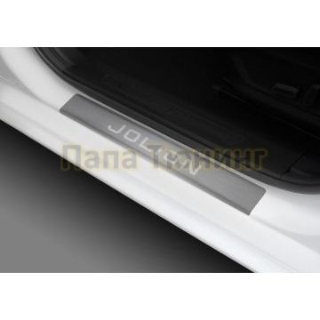 Накладки порогов (4 шт.) Rival для Haval Jolion 2021-