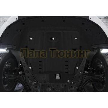Защита картера + КПП сталь АвтоБРОНЯ для Hyundai Sonata (DN8), V-2.0; 2.5 2019-/Kia K5, V - 2.0; 2.5 2020-
