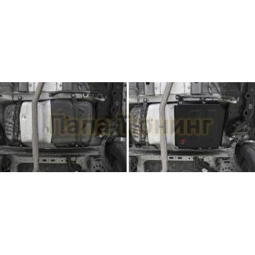Защита топливного бака сталь АвтоБРОНЯ для Haval Jolion, V - 1.5Т; АКПП; передний привод 2021-