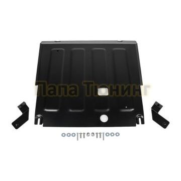 Защита картера + КПП сталь АвтоБРОНЯ для Haval Jolion, V - 1.5Т; АКПП; передний привод 2021-