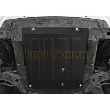 Защита картера + КПП сталь АвтоБРОНЯ для Haval Jolion, V - 1.5Т; АКПП; передний привод 2021-