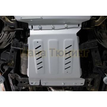 Защита КПП алюминий 4 мм Rival для Nissan Navara, V - 2.5d; 3.0d 2005-2015/алюминий Rival Nissan Pathfinder, V - 2.5d; 3.0d; 4.0 2005-2015