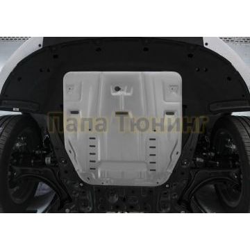 Защита картера + КПП алюминий Rival для Hyundai Sonata (DN8), V-2.0; 2.5; увеличенная 2019-/Kia K5, V - 2.0; 2.5; увеличенная 2020-
