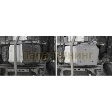 Защита топливного бака алюминий 4 мм RIVAL для Haval Jolion, V - 1.5Т; АКПП; передний привод 2021-