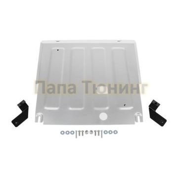 Защита картера + КПП алюминий 4 мм RIVAL для Haval Jolion, V - 1.5Т; АКПП; передний привод; кроме комплектации Comfort 2021-