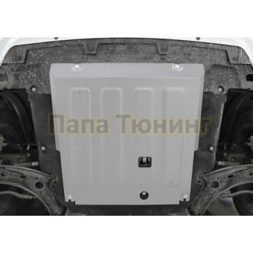 Защита картера + КПП алюминий 4 мм RIVAL для Haval Jolion, V - 1.5Т; АКПП; передний привод; кроме комплектации Comfort 2021-