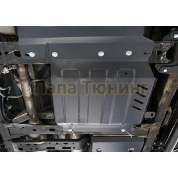 Защита РК сталь Rival для Nissan Navara, V - 2.5d; 3.0d 2005-2015/Nissan Pathfinder, V - 2.5d; 3.0d; 4.0 2005-2015/Mercedes-Benz X-Class, V - 3.0D; полный привод 2018-
