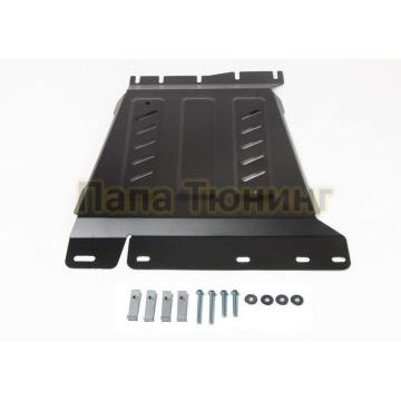 Защита КПП сталь Rival для Nissan Navara, V - 2.5d; 3.0d 2005-2015/Nissan Pathfinder, V - 2.5d; 3.0d; 4.0 2005-2015