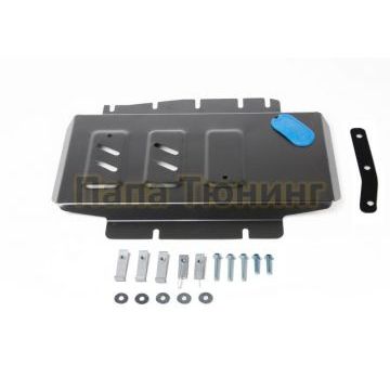 Защита картера сталь Rival для Nissan Navara, V - 2.5d; 3.0d 2005-2015/Nissan Pathfinder, V - 2.5d; 3.0d; 4.0 2005-2015/Mercedes-Benz X-Class, V - 2.3TD; 3.0D; полный привод 2018-