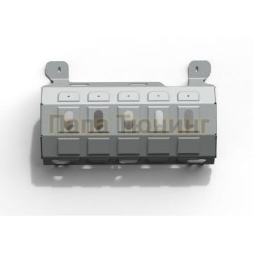 Защита глушителя алюминий 6 мм Rival для Jeep Wrangler JK 2D/4D, V - 2.8d; 3.6; 3.8; АКПП 2007-2018 Защита глушителя алюминий 6 мм Rival для Jeep Wrangler JK 2D/4D, V - 2.8d; 3.6; 3.8; АКПП 2007-2018